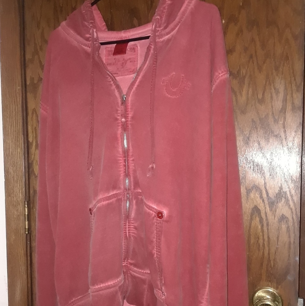 True religion "unwashed" hoodie 3x